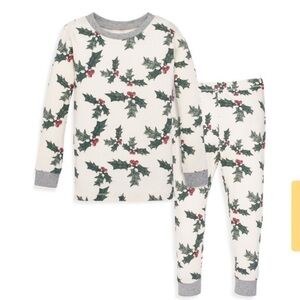 Burts Bees Happy Holly Organic Baby Pajamas 2T